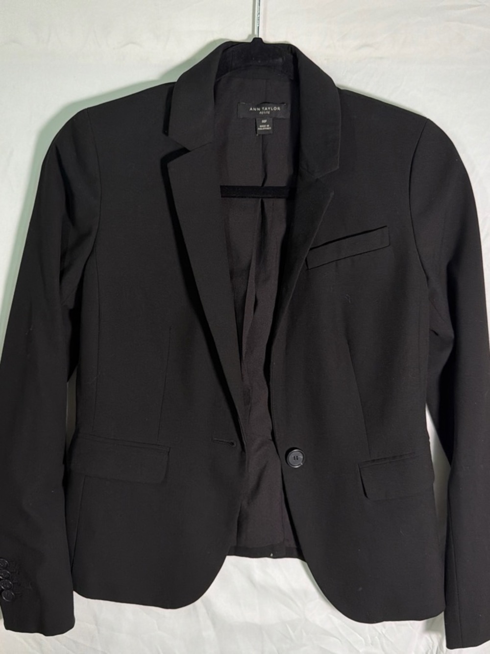Ann Taylor Black Women's Single-Button Blazer